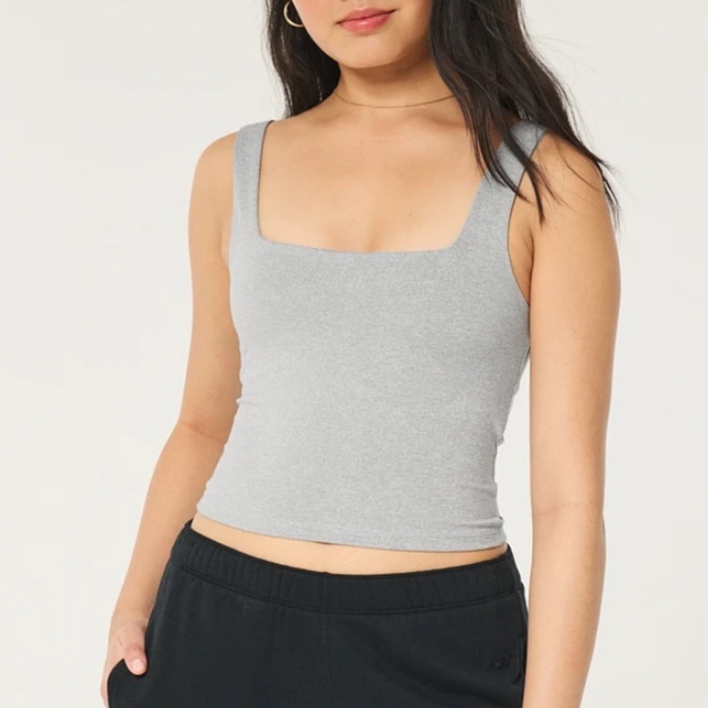 Hollister Women's Gray Tank Top